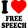 i love free speech