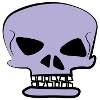 Violet Skull - Bold Aesthetic
