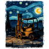 Gabelstaplerfahrer Gabelstaplerfahrer Sternennacht