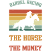 Rodeo Barrel Racing Pferd