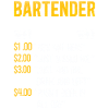 Bartender Mixologist Bartender