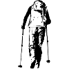 Wanderer Silhouette