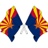 Deux drapeaux de l’Arizona