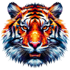 Polygonal Tiger