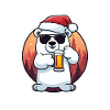 Christmas Polar Bear