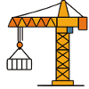 Grue de construction - grutier