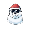 Christmas Polar Bear