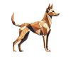 Geometric Art Pharaoh Hound