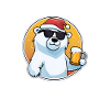 Christmas Polar Bear