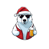Weihnachten Eisbär