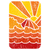Retro Marine Sunset