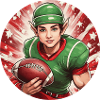 Christmas Elf American Football