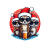Erdmännchen Weihnachten Bier