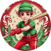 Baseball elfe de Noël