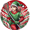 Christmas Elf Lacrosse