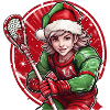Christmas Elf Lacrosse