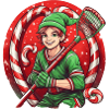 Crosse des elfes de Noël