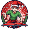 Christmas Elf Ping Pong