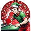 Christmas Elf Table Tennis
