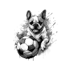 French Bulldog Dog Football