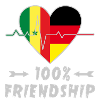Senegal and Germany 100% friendship