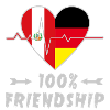 Peru and Germany 100% friendship