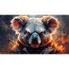 Cute grumpy grouchy animals - Koala