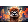 Animaux mignons - alpaga