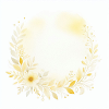 fleurs doré