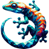 Polygonal gecko