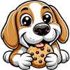 Beagle Dog Cookie Dessert Candy