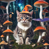 Magics shroom cat