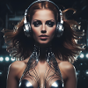 Techno-Mädchen