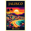 Jalisco Mexico sunset design