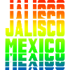 Jalisco Mexico rainbow design