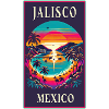 Jalisco Mexico palm tree design