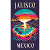 Jalisco Mexico palm tree design