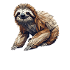 Lazy Sloths Heart Sloth Bear