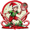 Tennis elfe de Noël