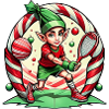 Christmas Elf tennis