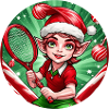 Tennis elfe de Noël