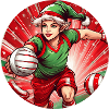Christmas Elf Volleyball
