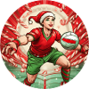 Christmas Elf volleyball