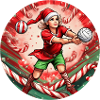 Christmas Elf volleyball