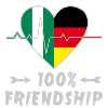 Nigeria and Germany 100% friendship
