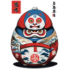 Japanese Daruma Aesthetic Yokai Streetwear