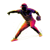 Baseballer Retrowave