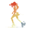 Roller Skating Girl Graphic