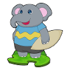 Elefant Surfer Surfbrett