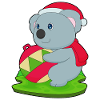 Koala Christmas Christmas Bell